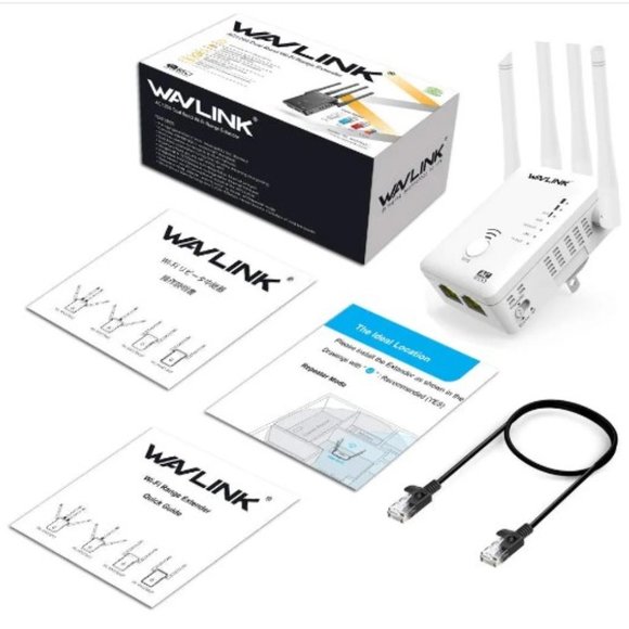 WiFi Range Extender - Signal Booster - Repeater w/ Ethernet Port - Dual Band - Picture 8 of 15